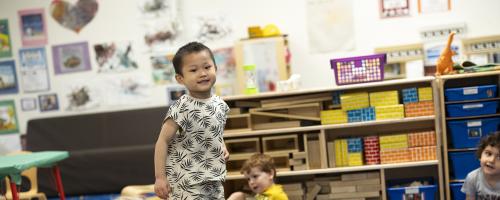 Boy in classroom