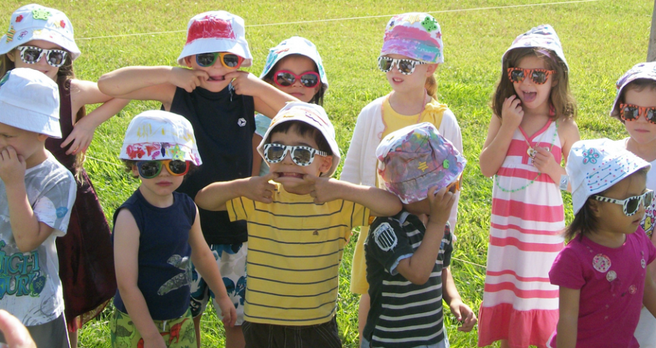 Kids being silly